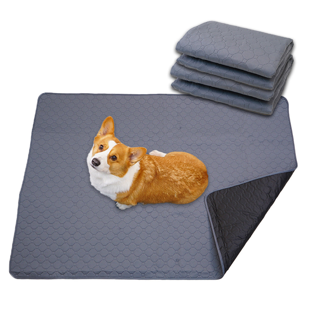 Reusable Pet Training Pads - 4-Layer Waterproof & Absorbent Mat Waterproof Non-Slip(Size : M-70cmÃ—50cm)