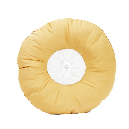 Yellow Adjustable Soft Elizabethan Collar for Pets - Comfortable Recovery Aid - S