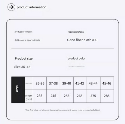 Black 5 pcs 4D Cloud Technology Shoe Inserts - High Rebound, Super Soft, Breathable, Athletic Support (size : 35-36/235mm)