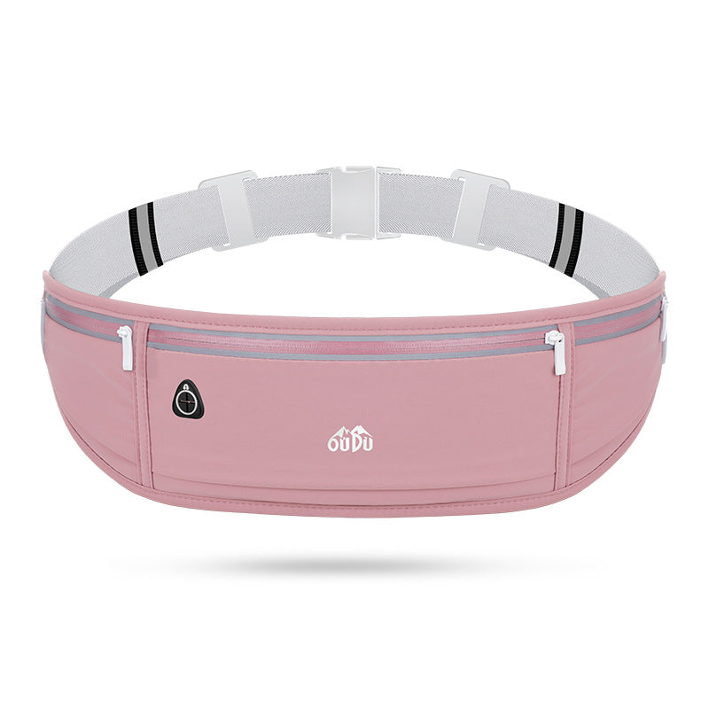 Red bean paste Adjustable Running Belt - Fits Large Phones, Reflective, Earphone Port