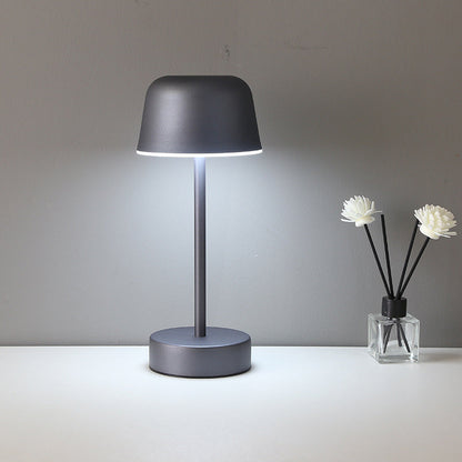 Yellow Modern Minimalist LED Table Lamp - Rechargeable Touch Control Desk Light