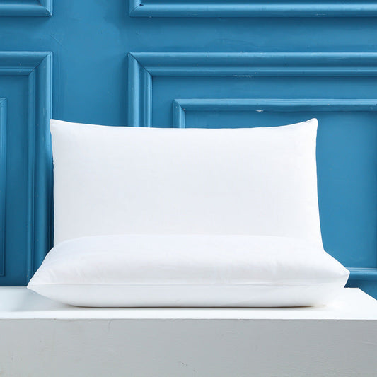 White Ultra Soft Brushed Waterproof Pillow Protectors (Set of 2) - 50x70cm, Stain & Spill Guard for Bed Pillows(Note: pillow core not included)
