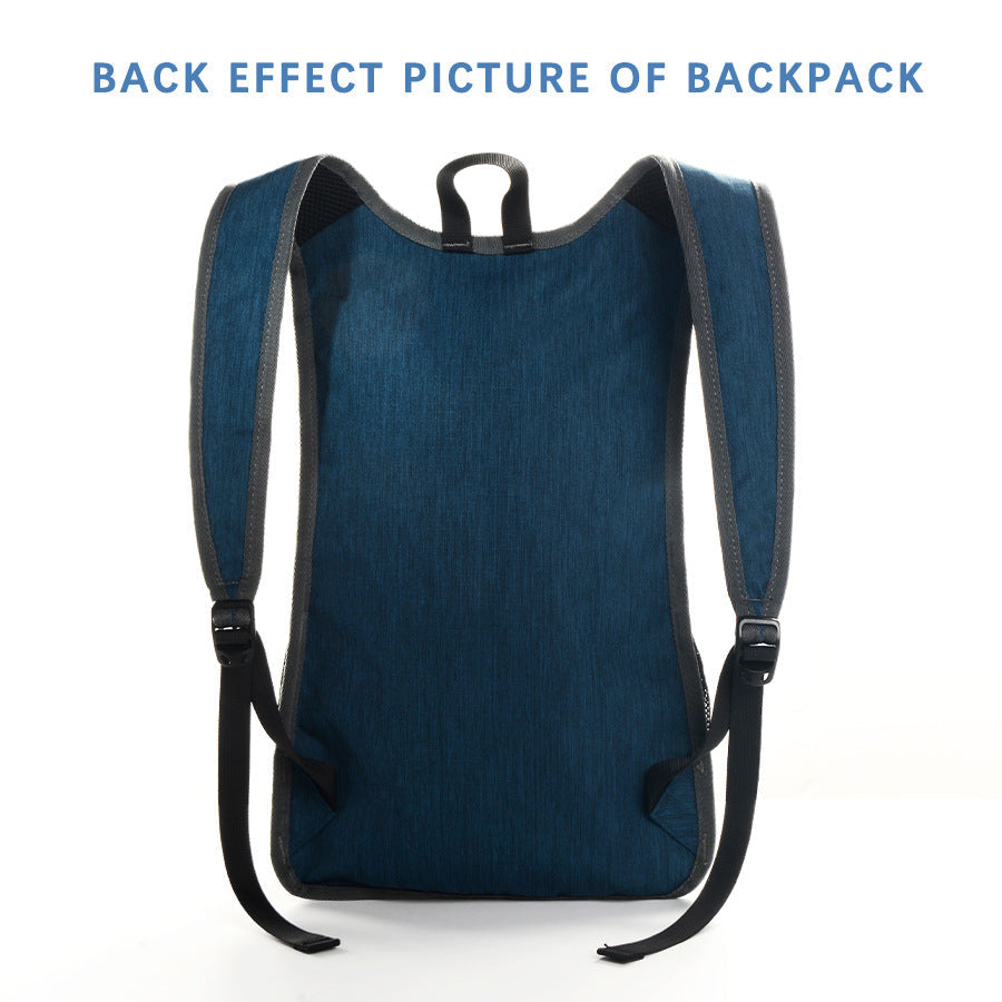 Grey Ultra Lightweight Packable Backpack - Foldable Daypack for Hiking & Travel