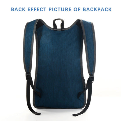 Grey Ultra Lightweight Packable Backpack - Foldable Daypack for Hiking & Travel