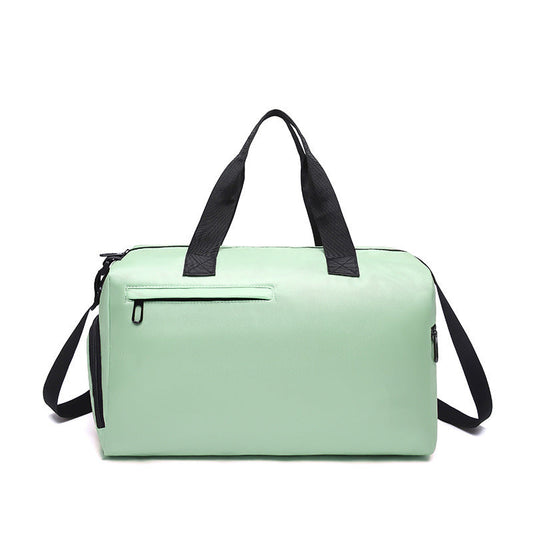 Green Men's Large Capacity Sports Duffel Bag with Wet/Dry Separation Pocket - Travel & Gym Tote