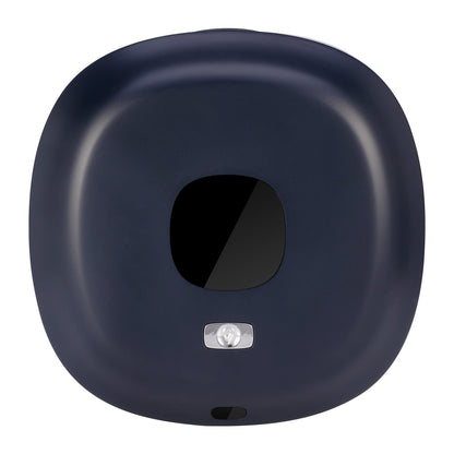 Dark Blue Wall-Mounted No-Drill Automatic Foam Soap Dispenser - Infrared Sensor for Bathroom, 145x145x48mm