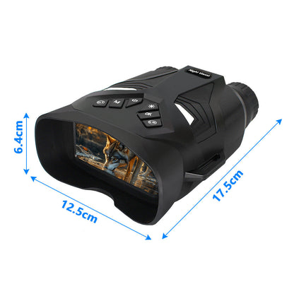 Grey 4K Portable Digital Night Vision Binoculars - HD Photo & Video Infrared Scope