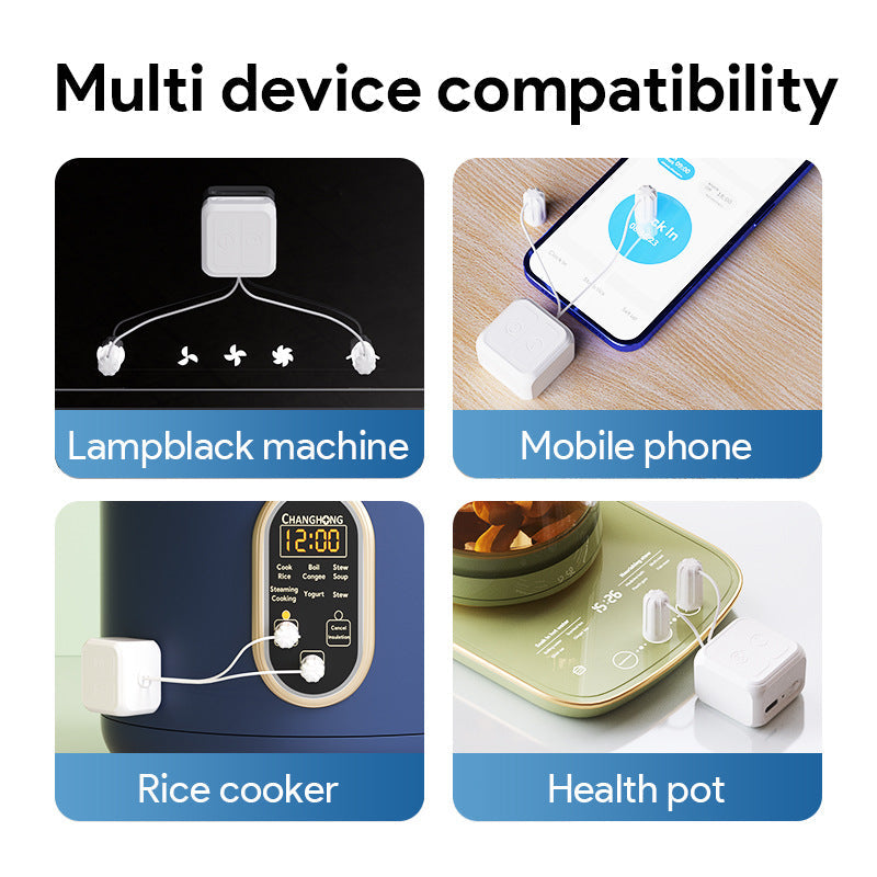 Touchscreen Finger Robot - Dual-Control Bluetooth Smart Screen Clicker with Timer