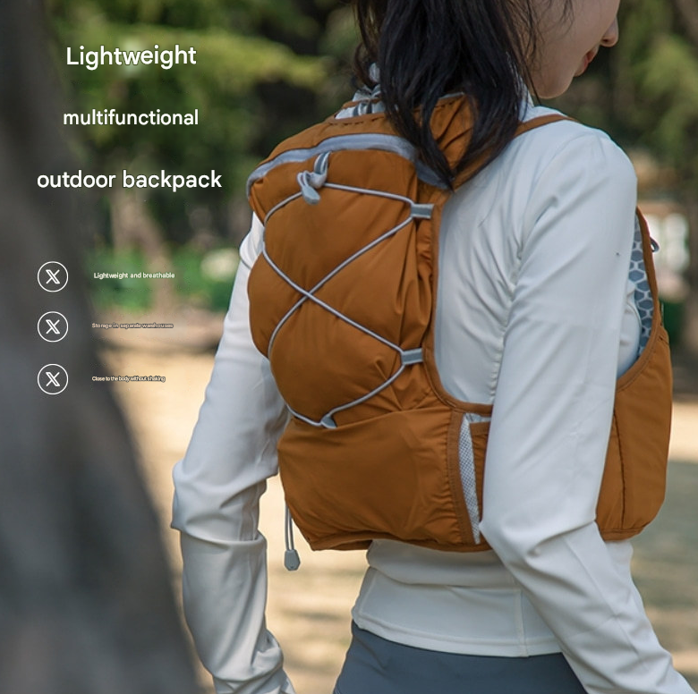 Green Hydration Backpack for Trail Running, Marathon, and Cycling