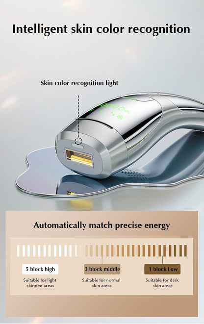 IPL Freezing Point Hair Removal Device with Sapphire Head - 120W