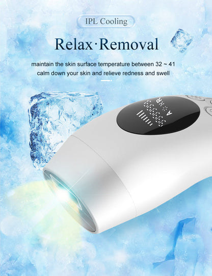 Pink Light Spot Beauty Hair Removal Device - Smooth Skin Solution