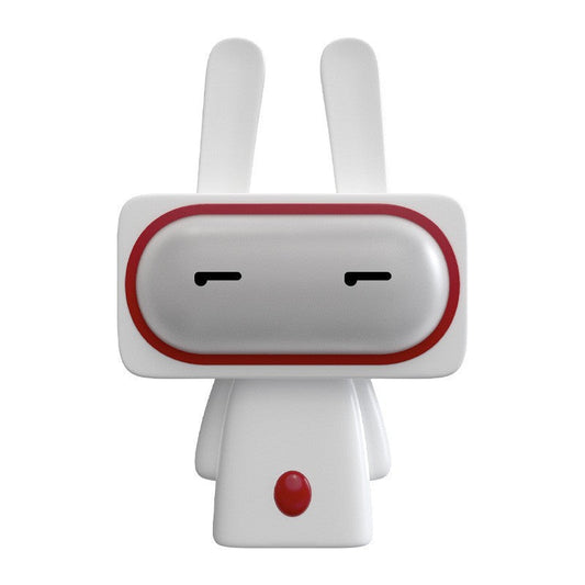 Squinting Cute Bobi Rabbit LED Night Light for Kids - USB Rechargeable