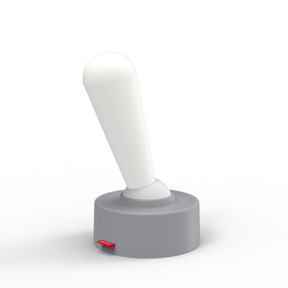 Grey Vintage Toggle Rechargeable Night Light - Minimalist Bedside Ambiance
