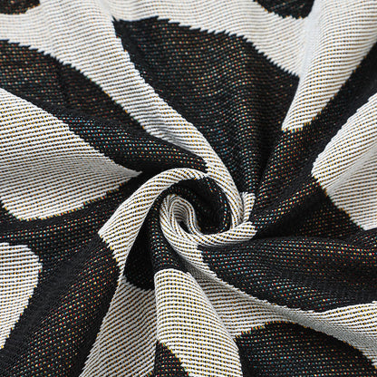 Black-white Vintage American Windline Blanket - Multi-Use Design