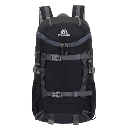 Black 20L Women's Orange Mountaineering Backpack - Water-Resistant