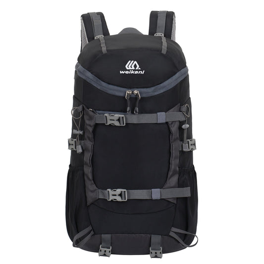 Black 20L Women's Orange Mountaineering Backpack - Water-Resistant