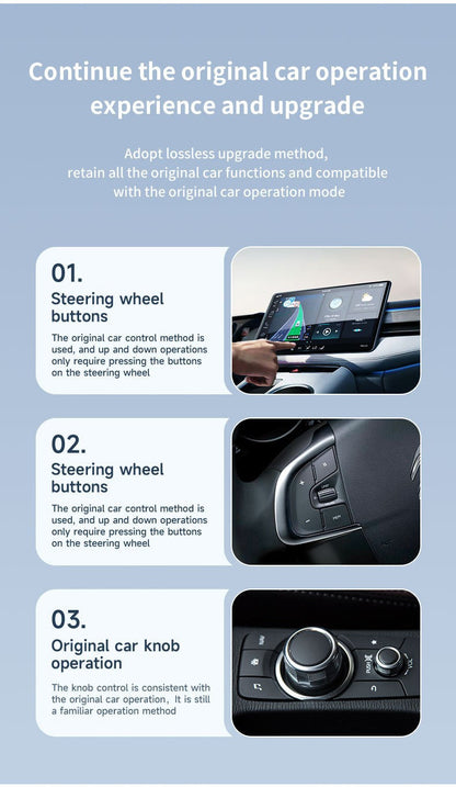 2-in-1 Wireless CarPlay & Android Auto Adapter - Plug & Play Dongle for Cars(Applicable to Android-Black)