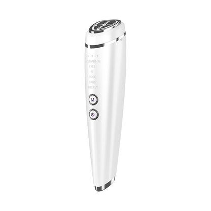 Multi-Function Facial Beauty Device - 6 Modes, 3 Intensity Levels, LED Therapy & Magnetic Charging(white)