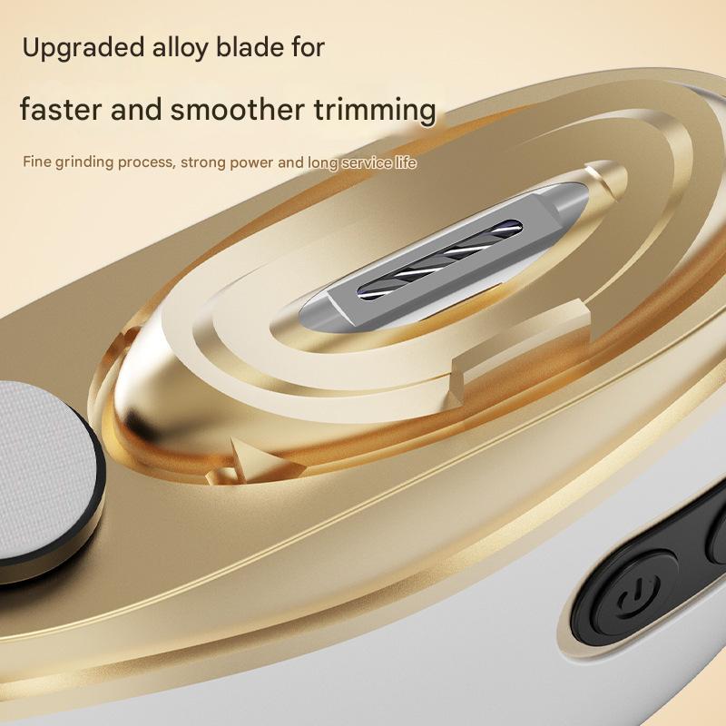 Electric Nail Clipper & Grinder - 2-in-1 Automatic Trimmer with 2 Speeds, Type-C Charging, Safe for All Ages(Orange)