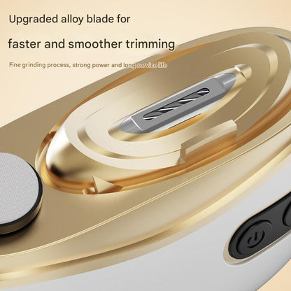Electric Nail Clipper & Grinder - 2-in-1 Automatic Trimmer with 2 Speeds, Type-C Charging, Safe for All Ages(Orange)
