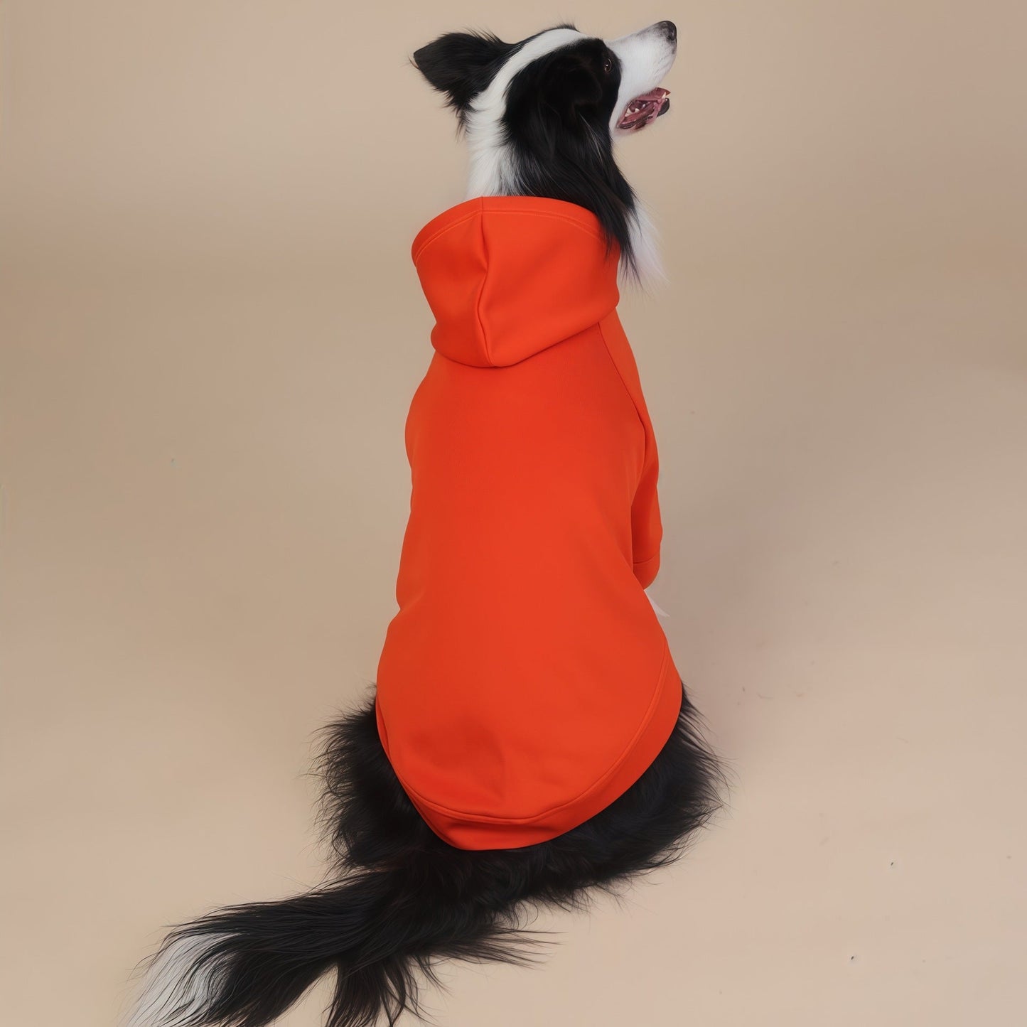 Orange Classic Dog Sweatshirt with Hood & Drawstrings - For Large Dogs (Size : 8XL)