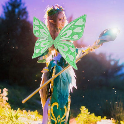 Purple Sparkling Fairy Wings - Lightweight Glitter Butterfly Costume Accessory for Kids & Adults