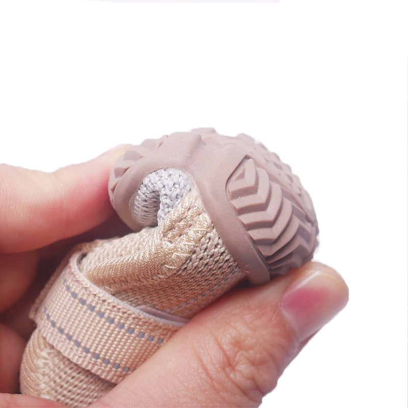 5# Purple Breathable Woven Dog Shoes for Small to Medium Dogs - Non-Slip, Durable, Anti-Dirty Paw Protectors