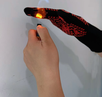 Black a Pair Of Extreme Heat Resistant BBQ Gloves (500Â°C) - Aramid Fiber with Non-Slip Silicone Grip for Grilling & Oven Use