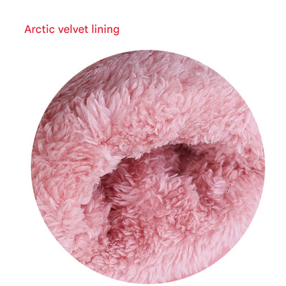Pink Women's Warm Winter Ski Gloves - Waterproof & Windproof Touchscreen Gloves for Snow Sports