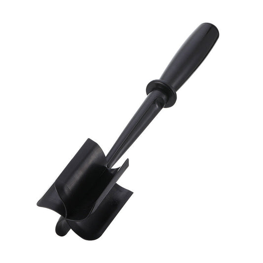 3-pieces Black Premium Heat Resistant Meat Chopper - Ground Meat Masher Utensil for Hamburger & Non-Stick Pans