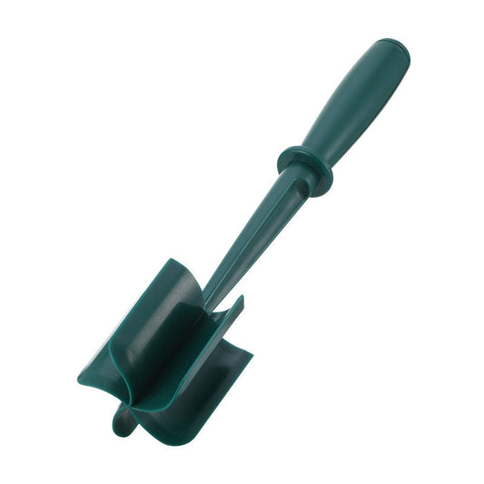 3-pieces Green Premium Heat Resistant Meat Chopper - Ground Meat Masher Utensil for Hamburger & Non-Stick Pans