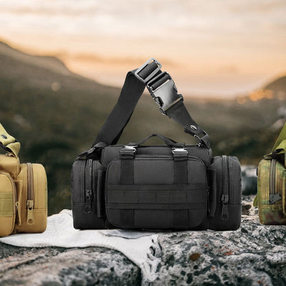 CP camouflage Tactical Outdoor Waist Bag - Durable Multi-functional Crossbody Shoulder Pack for Men & Women