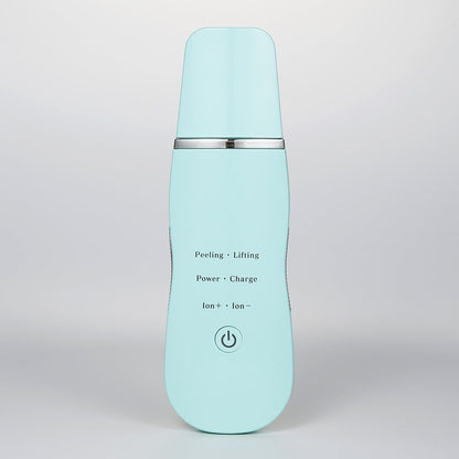 Ultrasonic Skin Scrubber - Deep Cleansing, Peeling, Lifting & Ion Infusion Facial Spatula(green)