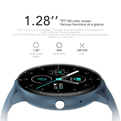 Feature-Rich Smartwatch: 1.28 HD Display  Bluetooth Calling Extensive Sports Tracking (black)"