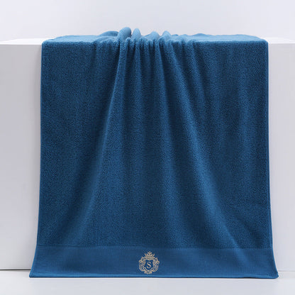 Premium Absorbent Cotton Towel Set - Soft Bath & Hand Towels with Double-Sided Plush(dark grey)