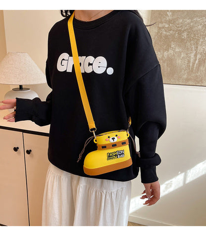 Adjustable Silicone Crossbody Bag - Multi-Way Lightweight Purse with Spacious Design(khaki)