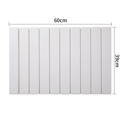 Collapsible Diatom Mud Bath Mat - Quick Dry, Non-Slip, Odor-Free Absorbent Pad(white)
