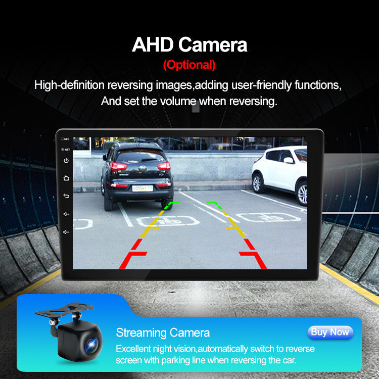 Universal 9-Inch Android Car Stereo GPS Navigator - QLED HD Touchscreen, 2GB RAM 32GB ROM, WiFi, Bluetooth 5.4, CarPlay & Mirror Link(black 9 inches)