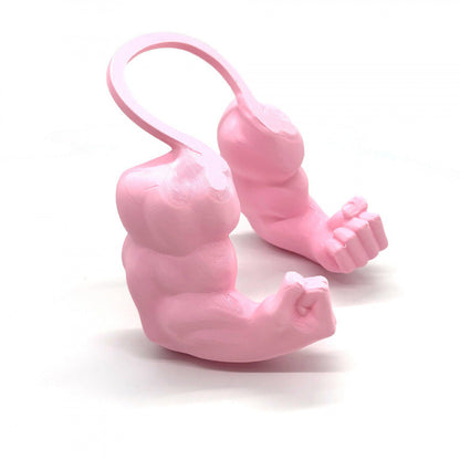 2pc Hilarious Muscle Arm Pet Costume Prop - Funny Novelty Arms for Cats & Small Dogs(pink)