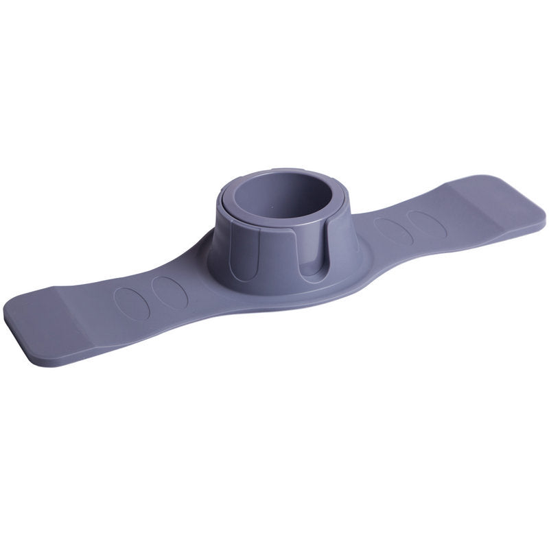 Flexible Anti-Spill Silicone Couch Arm Cup Holder - Sofa Armrest Drink Tray(Grey)