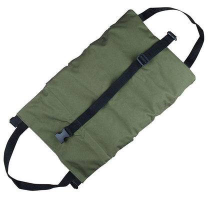 Heavy-Duty Canvas Tool Roll Up Bag & Organizer Tote - Multi-Pocket Wrench & Tool Pouch(Blue)