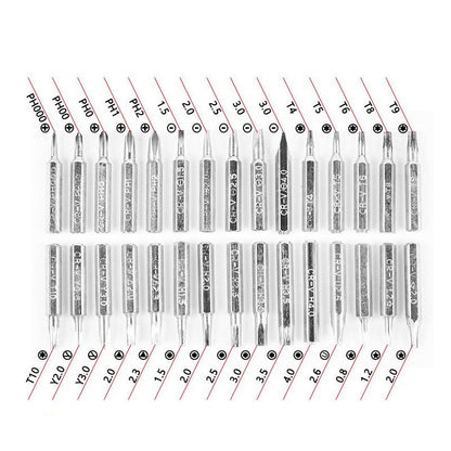 Green 32-in-1 Precision Screwdriver Set - Magnetic Repair Tool Kit for Electronics, Phone & PC