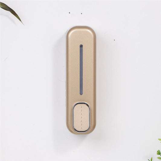 2 Pcs Gold Modern Wall-Mounted Press Soap Dispenser - 300ml Refillable Pump for Bathroom & Kitchen