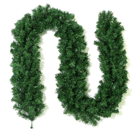 Classic Green Lush Artificial Christmas Garland - 2.7m Green Pine Vine with 280 Tips for Holiday Decor
