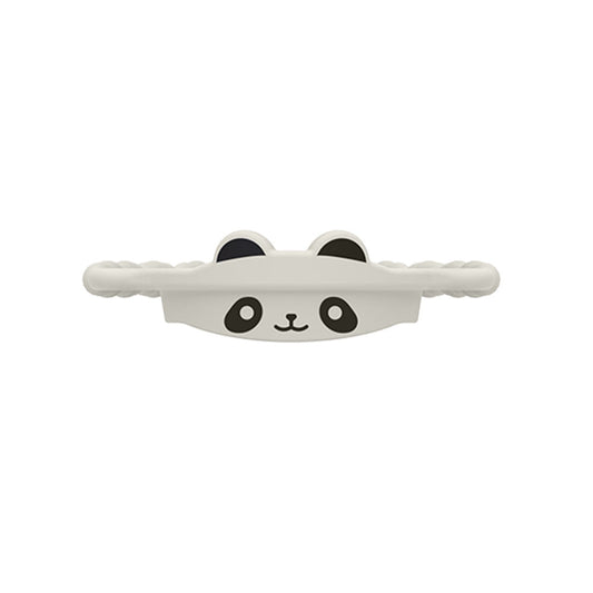 2 Pcs White and Black Panda Adorable Animal Silicone Cup Carrier - Portable Reusable Handle for Water Cup(cup not included)