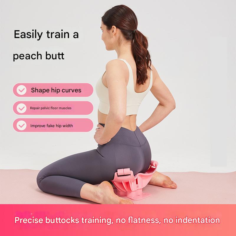 Purple Ergonomic Pelvic Floor & Glute Trainer - Home Workout Equipment for Hips and Inner Thighs
