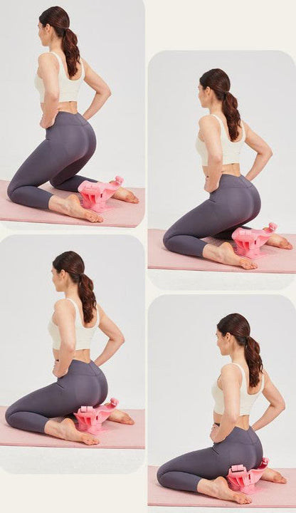 Green Ergonomic Pelvic Floor & Glute Trainer - Home Workout Equipment for Hips and Inner Thighs