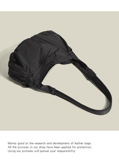 Green Large Capacity Nylon Tote Bag - Water Resistant Casual Shoulder Bag for Daily Use and Outdoor Activities