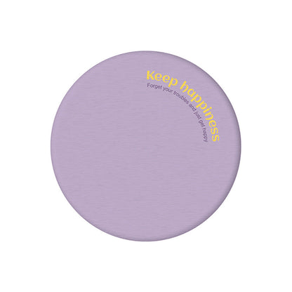 2 Pcs Purple Quick-Dry Natural Diatom Mud Coaster - Absorbent Bathroom Sink Mat for Kitchen and Washroom Use