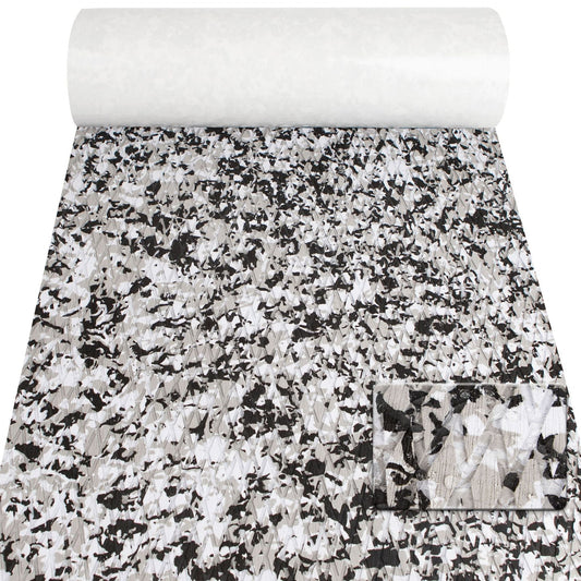 Snow Camouflage EVA Boat Deck Mat - Non-Slip, Waterproof Flooring for Yacht, Boat, and Outdoor Use(1200x300x5mm)